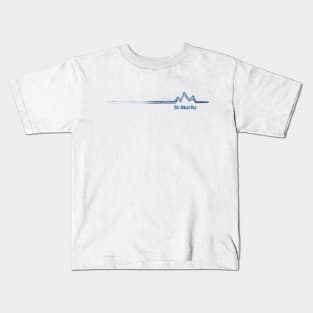 St Moritz Switzerland Kids T-Shirt